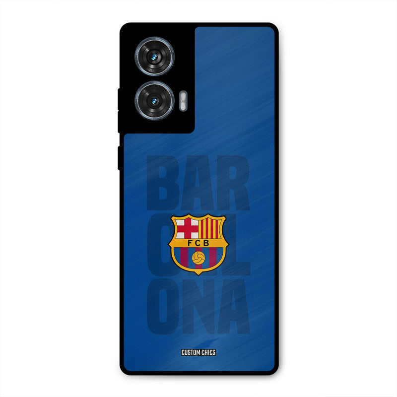 Barcelona Moto G96 Mobile Back Cover - Sports PrintShield Case