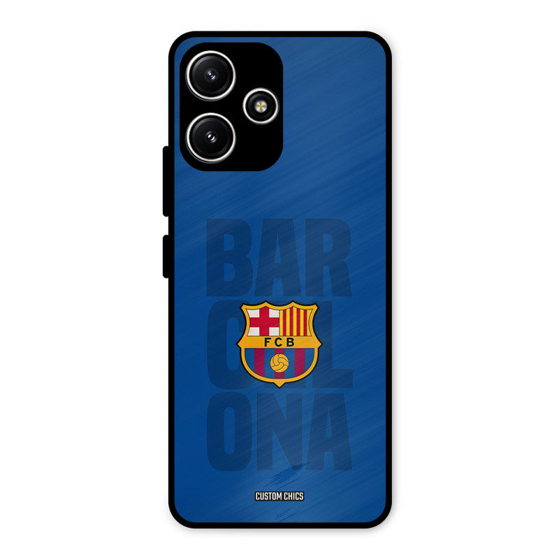 Barcelona Redmi 12 5G Mobile Back Cover - Sports PrintShield Case