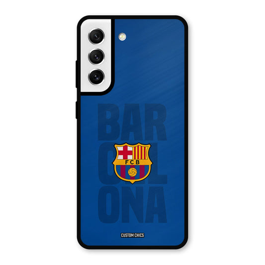 Barcelona Samsung Galaxy S21 FE 5G Mobile Back Cover - Sports PrintShield Case