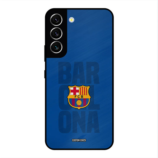 Barcelona Samsung Galaxy S22 Mobile Back Cover - Sports PrintShield Case