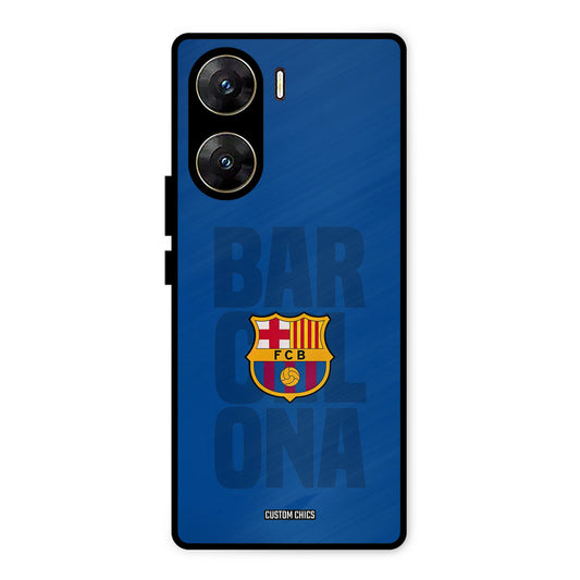 Barcelona Vivo V29e Mobile Back Cover - Sports PrintShield Case