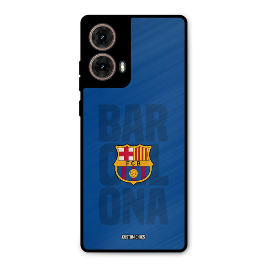 Barcelona Moto G85 Mobile Back Cover - Sports PrintShield Case