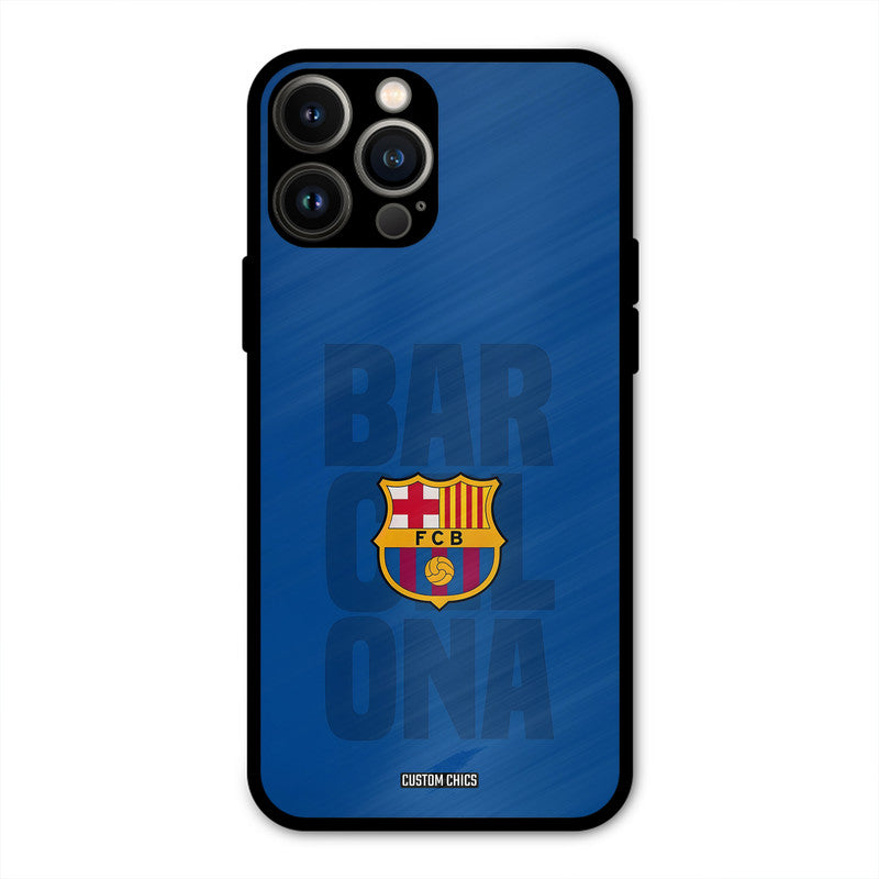 Barcelona  iPhone 13 Pro Max Mobile Back Cover - Sports PrintShield Case