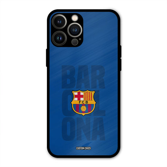 Barcelona  iPhone 13 Pro Max Mobile Back Cover - Sports PrintShield Case