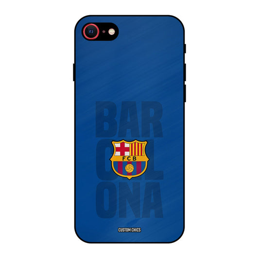 Barcelona iPhone 8 Mobile Back Cover - Sports PrintShield Case