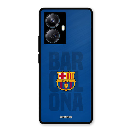 Barcelona Realme 10 Pro Plus Mobile Back Cover - Sports PrintShield Case