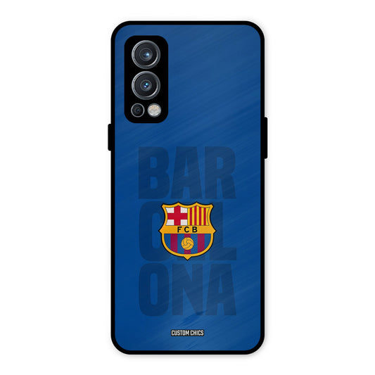 Barcelona OnePlus Nord 2 5G Mobile Back Cover - Sports PrintShield Case