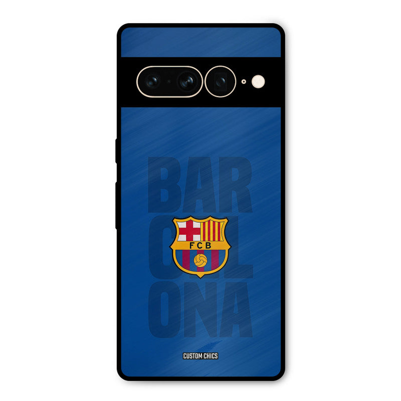 Barcelona Google Pixel 7 Pro Mobile Back Cover - Sports PrintShield Case