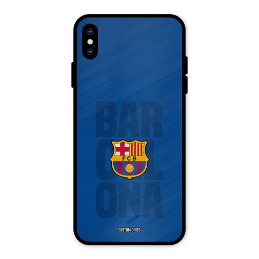 Barcelona iPhone XS Max Mobile Back Cover - Sports PrintShield Case