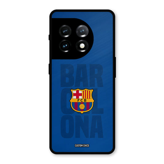 Barcelona OnePlus 11 Mobile Back Cover - Sports PrintShield Case