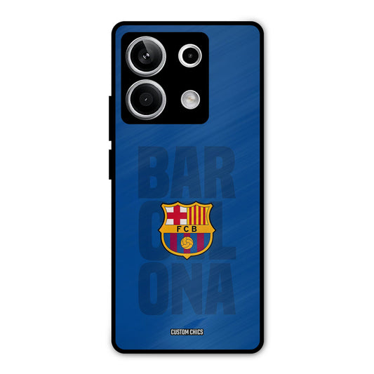 Barcelona Redmi Note 13 5G Mobile Back Cover - Sports PrintShield Case
