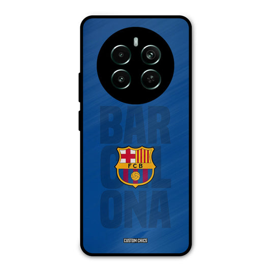 Barcelona Realme 12 Plus Mobile Back Cover - Sports PrintShield Case