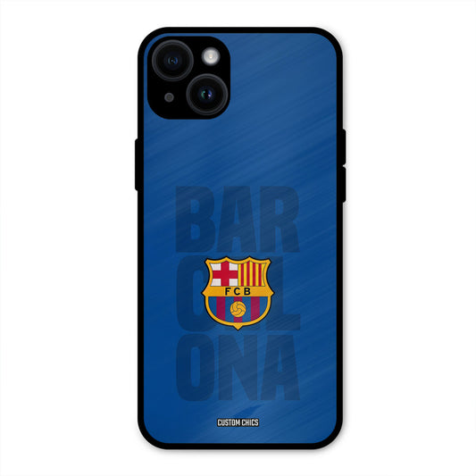 Barcelona  iPhone 14 Plus Mobile Back Cover - Sports PrintShield Case