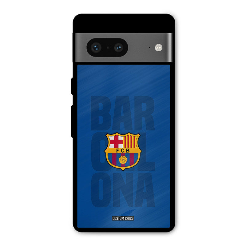 Barcelona Google Pixel 7 Mobile Back Cover - Sports PrintShield Case