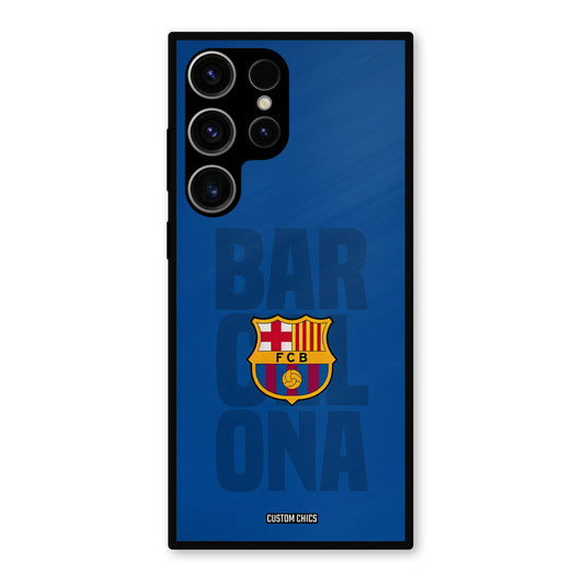 Barcelona Samsung Galaxy S23 Ultra Mobile Back Cover - Sports PrintShield Case