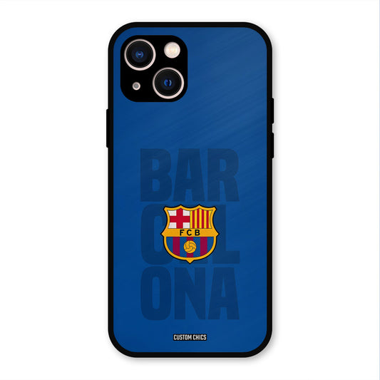 Barcelona  iPhone 13 Mobile Back Cover - Sports PrintShield Case