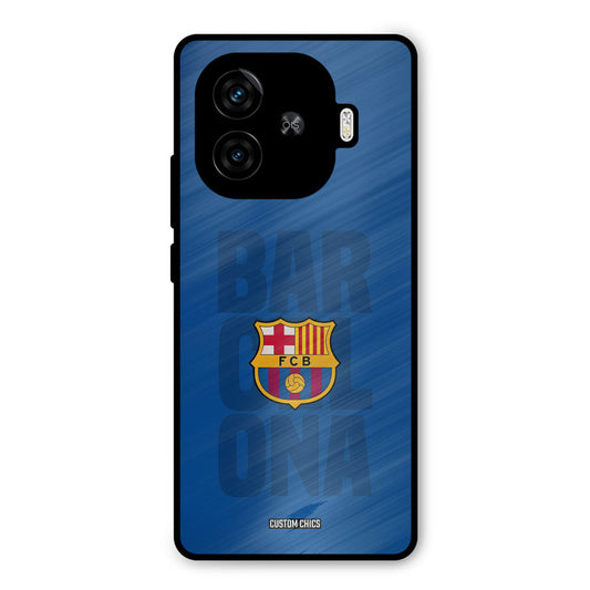 Barcelona iQoo Z9 Turbo Mobile Back Cover - Sports PrintShield Case