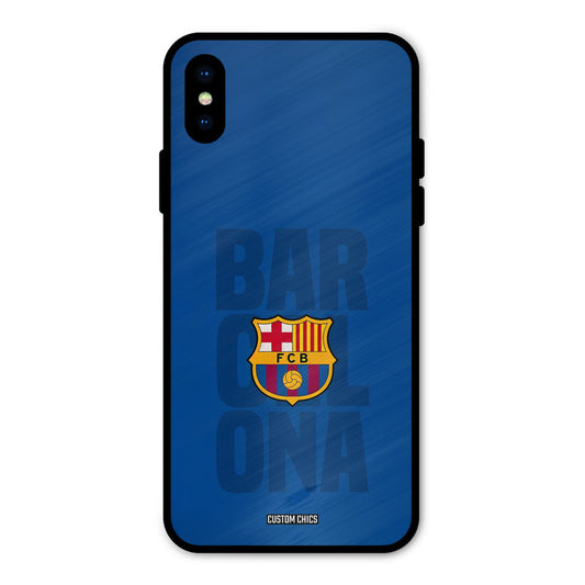 Barcelona iPhone X Mobile Back Cover - Sports PrintShield Case