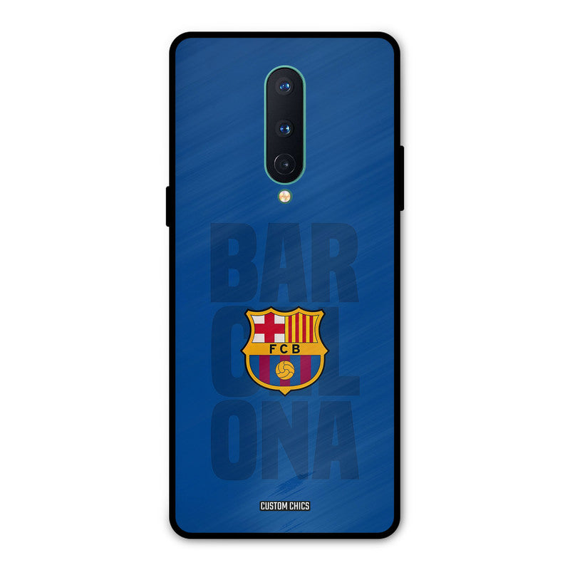 Barcelona Oneplus 8 Mobile Back Cover - Sports PrintShield Case