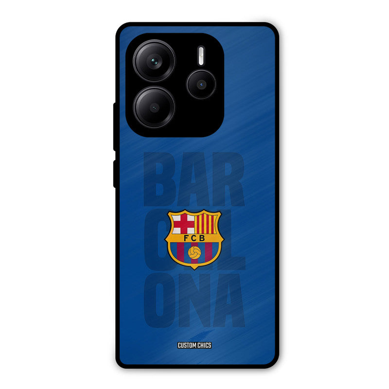 Barcelona Redmi Note 14 Mobile Back Cover - Sports PrintShield Case