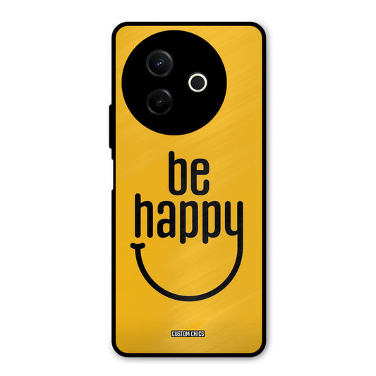Be Happy Vivo Y39 Mobile Back Cover - Typography PrintShield Case