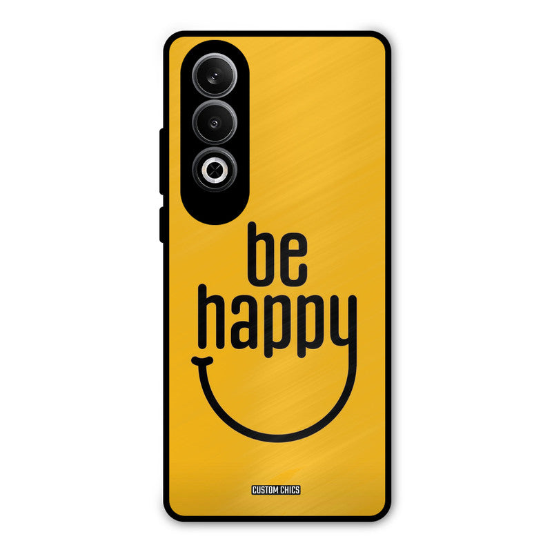Be Happy OnePlus Nord CE4 Mobile Back Cover - Typography PrintShield Case