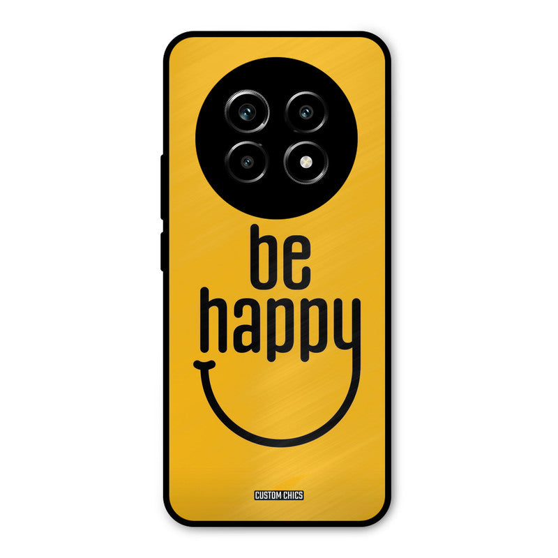 Be Happy Realme 13 Pro Mobile Back Cover - Typography PrintShield Case