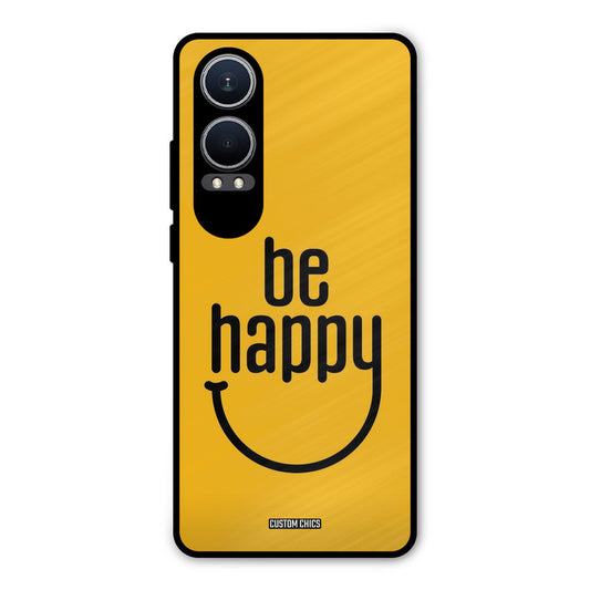 Be Happy Oneplus Nord CE4 Lite Mobile Back Cover - Typography PrintShield Case