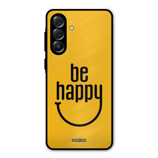 Be Happy Samsung Galaxy A36 Mobile Back Cover - Typography PrintShield Case