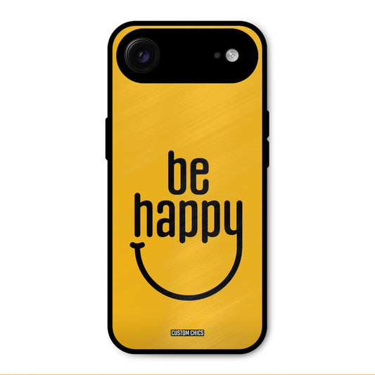 Be Happy iPhone Air Mobile Back Cover - Typography PrintShield Case