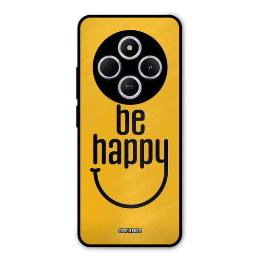 Be Happy Redmi A4 Mobile Back Cover - Typography PrintShield Case