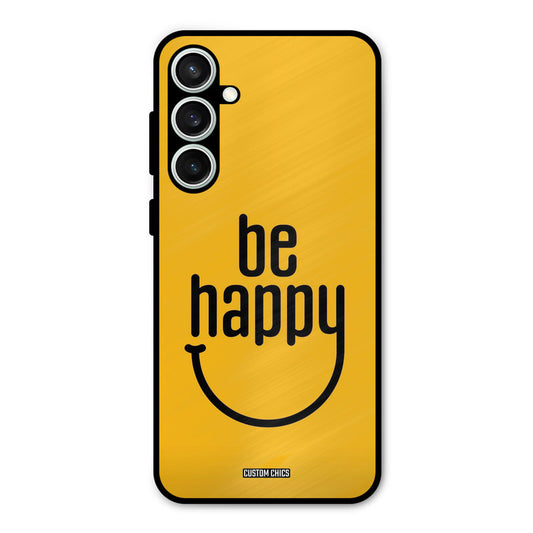Be Happy Samsung Galaxy S23 Mobile Back Cover - Typography PrintShield Case
