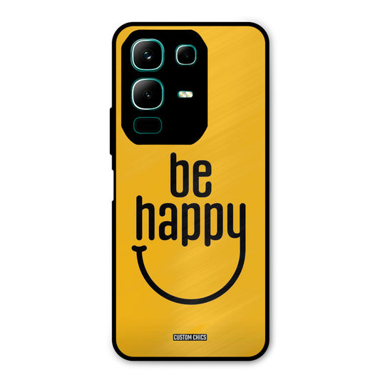 Be Happy Infinix Note 50x Mobile Back Cover - Typography PrintShield Case