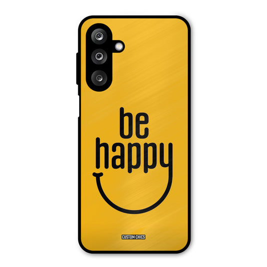 Be Happy Samsung Galaxy M36 Mobile Back Cover - Typography PrintShield Case
