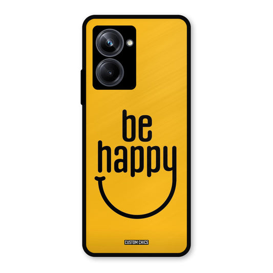 Be Happy Realme 10 Pro Mobile Back Cover - Typography PrintShield Case