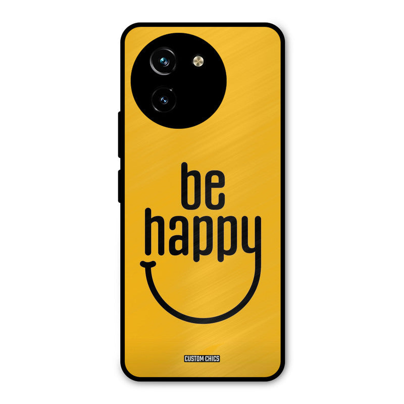 Be Happy Vivo Y200i Mobile Back Cover - Typography PrintShield Case