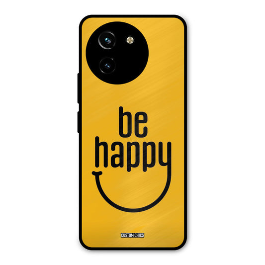 Be Happy Vivo Y200i Mobile Back Cover - Typography PrintShield Case