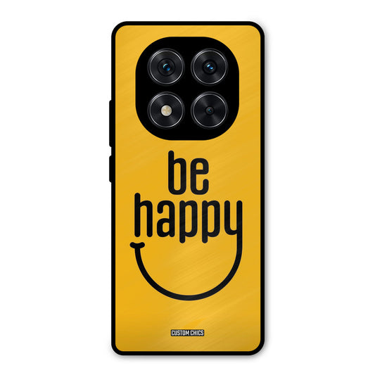 Be Happy Poco X7 Mobile Back Cover - Typography PrintShield Case