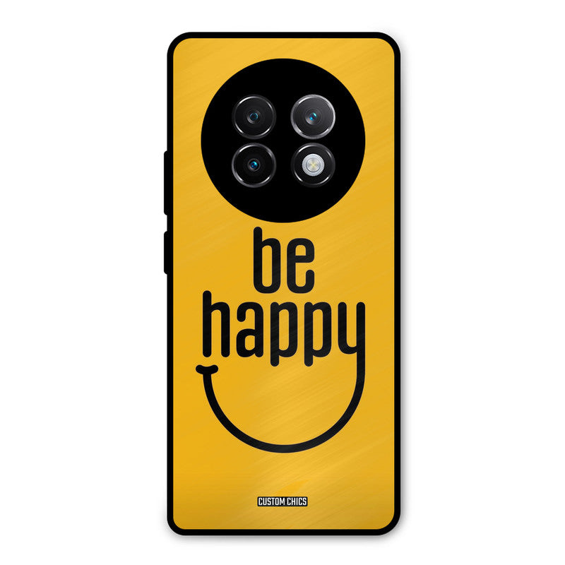 Be Happy Realme 13 Plus Mobile Back Cover - Typography PrintShield Case