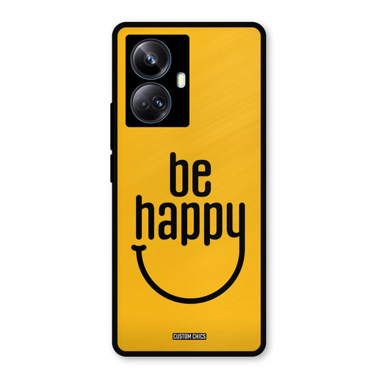 Be Happy Realme 10 Pro Plus Mobile Back Cover - Typography PrintShield Case