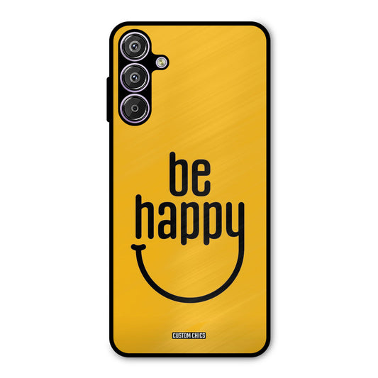 Be Happy Samsung Galaxy M15 Mobile Back Cover - Typography PrintShield Case