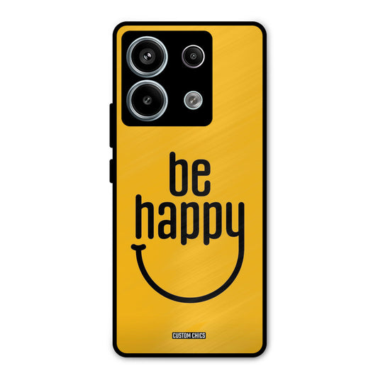 Be Happy Redmi Note 13 Pro 5G Mobile Back Cover - Typography PrintShield Case