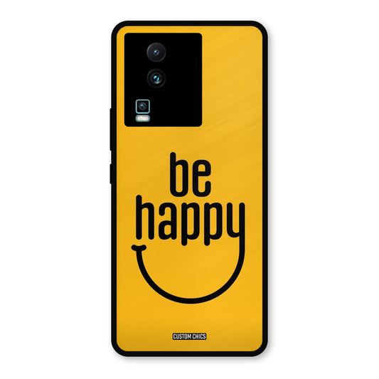 Be Happy IQOO Neo 7 Pro Mobile Back Cover - Typography PrintShield Case