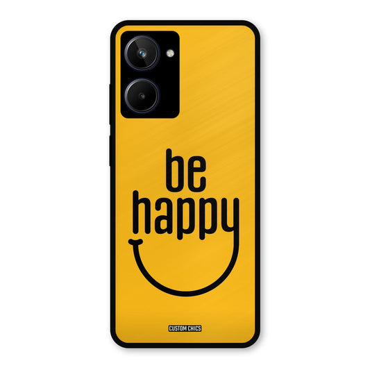 Be Happy Realme 10 Mobile Back Cover - Typography PrintShield Case