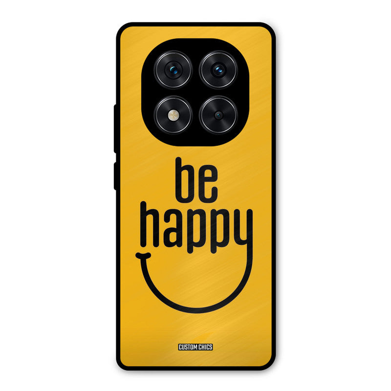 Be Happy Redmi Note 14 Pro Mobile Back Cover - Typography PrintShield Case