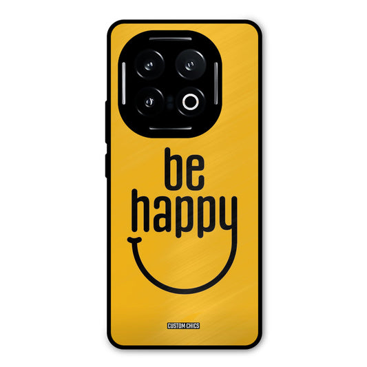 Be Happy iQOO 13 Mobile Back Cover - Typography PrintShield Case
