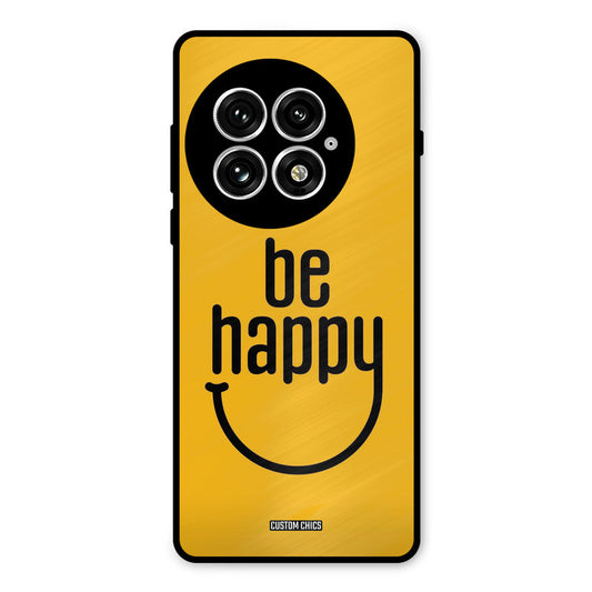 Be Happy Oneplus 13 Mobile Back Cover - Typography PrintShield Case