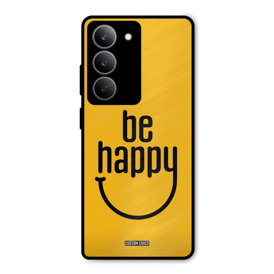 Be Happy Realme 14x Mobile Back Cover - Typography PrintShield Case