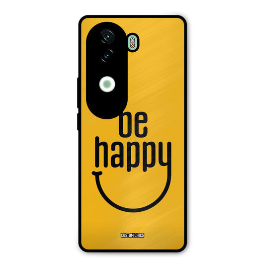 Be Happy iQOO Z9s Mobile Back Cover - Typography PrintShield Case