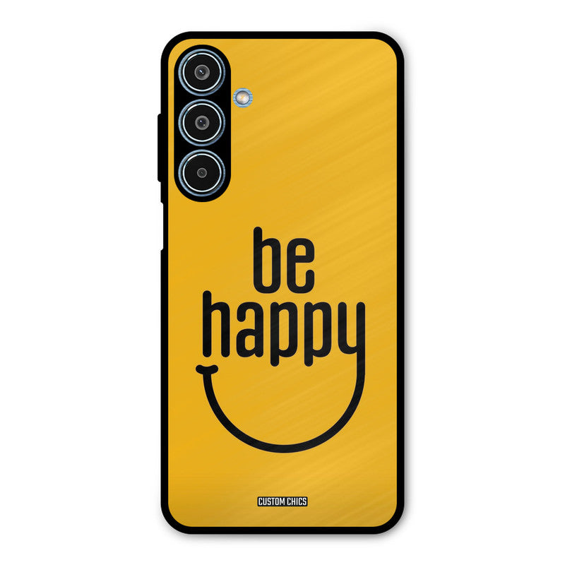 Be Happy Samsung Galaxy M35 5G Mobile Back Cover - Typography PrintShield Case